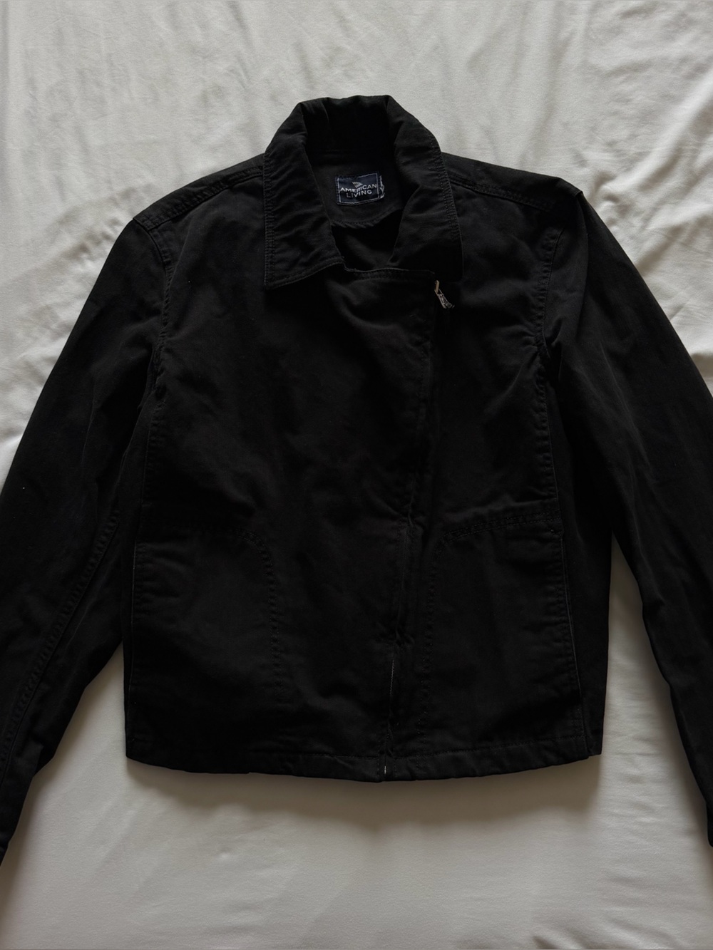American Living Black Lightweight Men’s Jacket